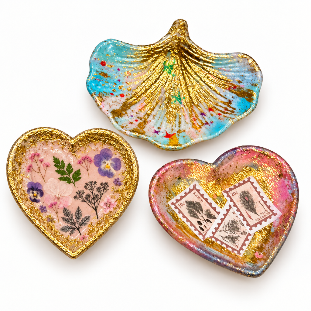 Gilded Keepsakes — Hand-Painted Ceramic Catch-All
